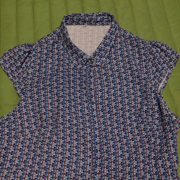 Sleeveless polyester sheath dress with ruffled hem - Picture 6 of 9